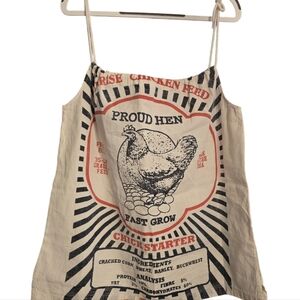 Vintage Sack Proud Hen Fast Grow Sack Tank Size OS in EUC
